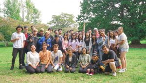 Group shot of members of the Vietnames Auckland University Students' Association